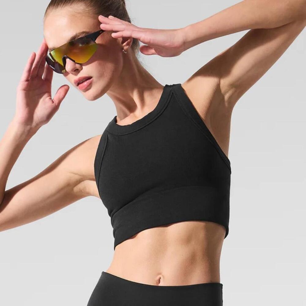 Black alo yoga sports bra